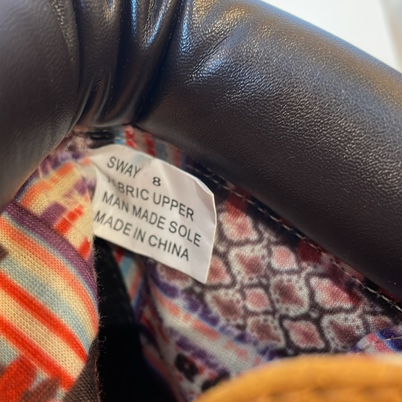 Size 8 Rock & Candy Suede Wedge Work Bootie - Picture 7 of 8